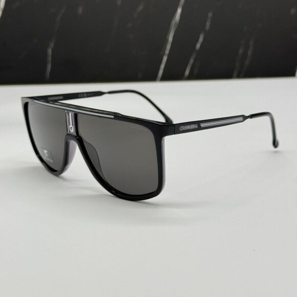 NEW CARRERA 1056/S 08A SUNGLASSES MEN AVIATOR BLACK EYEWEAR - Picture 4 of 8